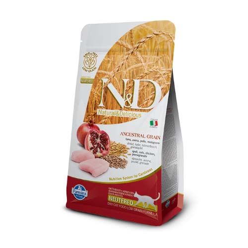 Farmina N&D Ancestral Grain Neutered Hähnchen Katze
