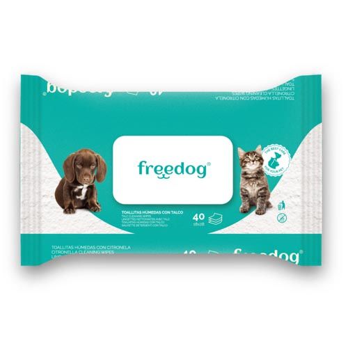 Toallitas Húmedas Talco Freedog