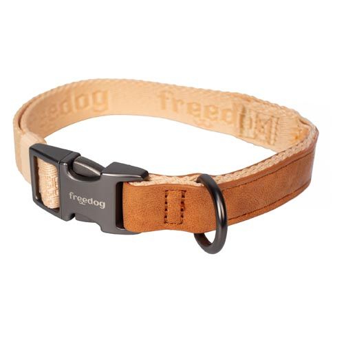 Collar Perro Freedog Linum Beige