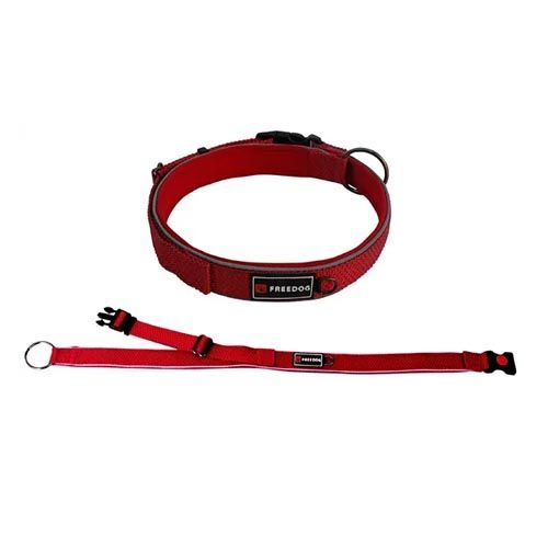 Collar Perro Freedog Nylon Extreme Red