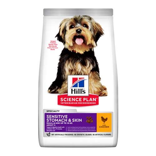 Hill's Science Plan Canine Adult Sensitive Stomach & Skin Small & Mini Hähnchen