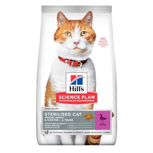 Hill's Science Plan Feline Sterilised Young Adult Ente