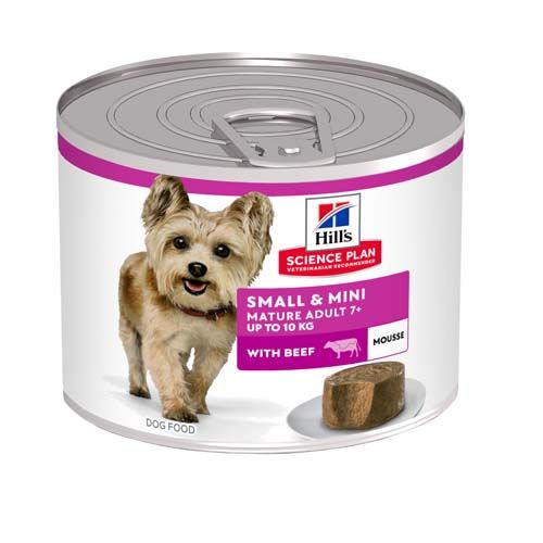 Hill's Canine Mature Mousse Small & Mini Beef (Dosen)