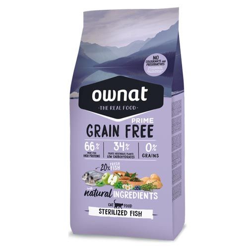 Ownat Grain Free Prime Sterilized Fish Cat (Lieferung 3 - 5 Tages)