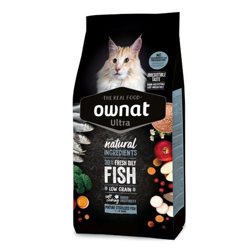 Ownat Ultra Mature Sterilized Fish Cat