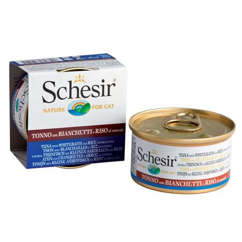 Schesir Katze Thunfisch und Anchovetas Klein Natürlich(Dosen)