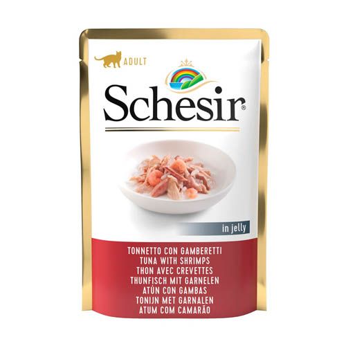 Schesir Gato Atún con Gambas (Beutel)