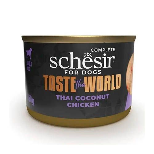 Schesir Perro Taste The World Pollo con Leche de Coco (Dosen)