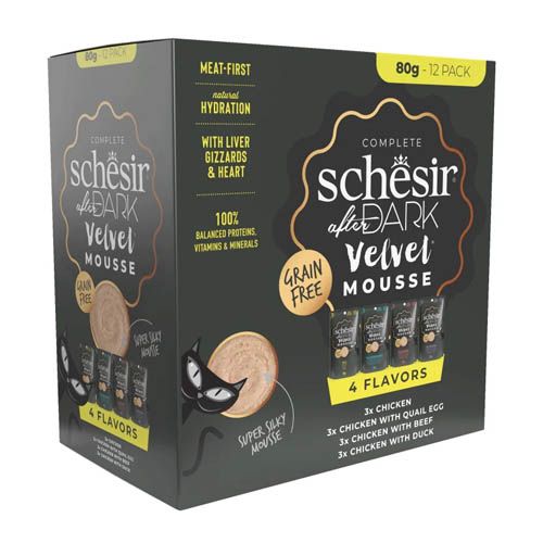 Schesir Gato After Dark Pack Variado Velvet Mousse (Beutel)