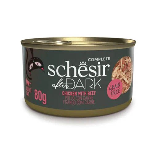 Schesir Gato After Dark Filetes de Pollo con Ternera (Dosen)