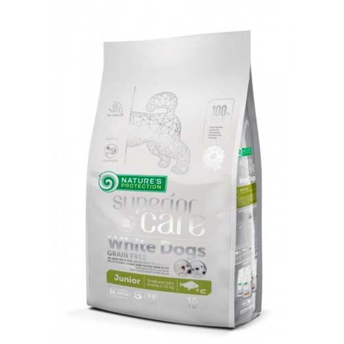Nature's Protection Superior Care White Dogs Puppy Small Fish