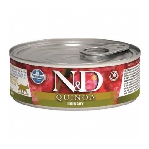 Farmina N&D Tropical Selection Mini Lamb - Farmina N&D Cat Quinoa Urinary (Dosen) 24 x 80 gr