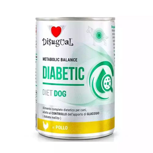 Disugual Dog Diet Diabetic Chicken - 6 x 400 gr