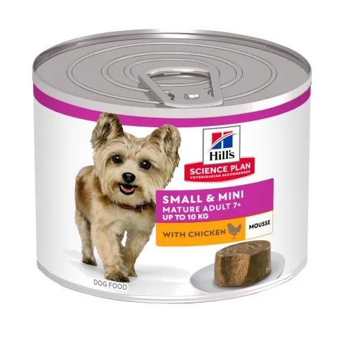 Hill's Science Plan Mature Small & Mini Chicken Mousse (Dosen)