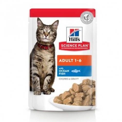 Hill's Feline Adult Blauer Fisch (Beuteles)