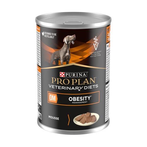 Purina Veterinary Diets Dog OM Obesity Mousse (Dosen) 12 x 400 gr